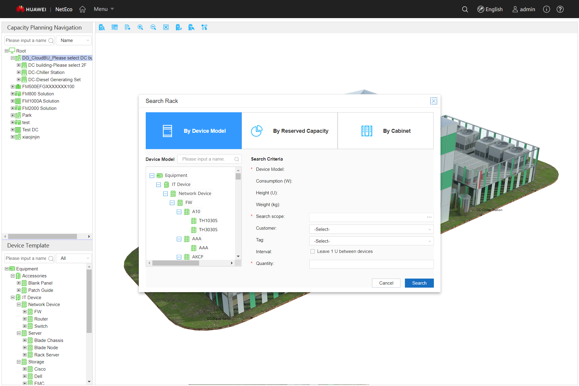 Operation analysis- search for the best location