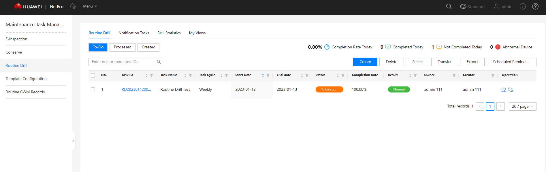 Routine drill-to dos